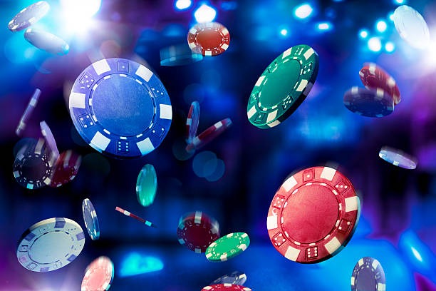 Live baccarat table with dealer and cards on screen