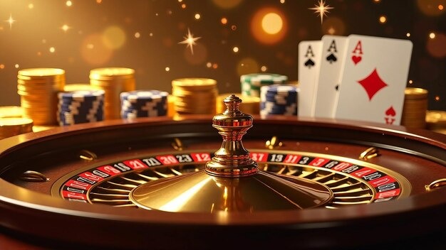 Mobile phone showing baccarat betting interface